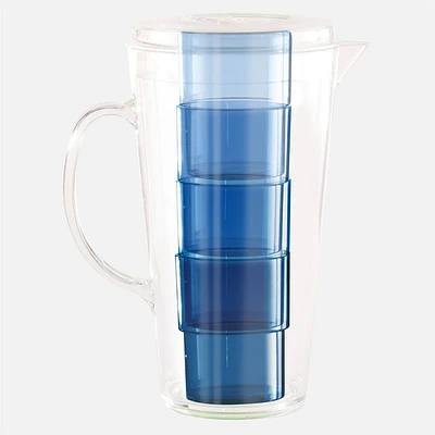 S&Co Plastic Beverage Set, 5-Pieces