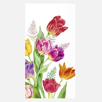 Buffet Napkins, Pack of 16 - Bright Tulips