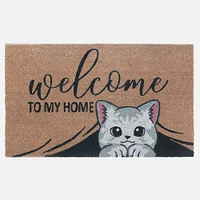 Coir Door Mat - Welcome To My Home 