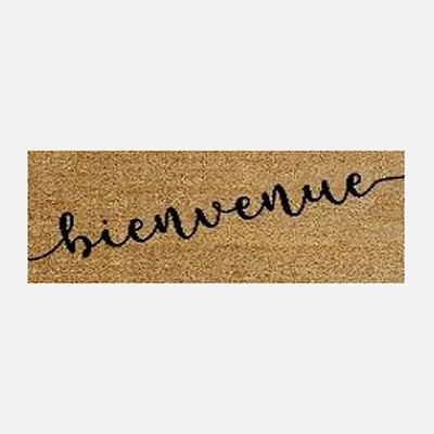 Coir Door Mat - Bienvenue 