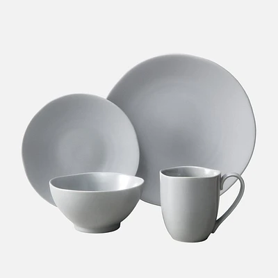 Heirloom 16-Piece Dinnerware Set - Smoke