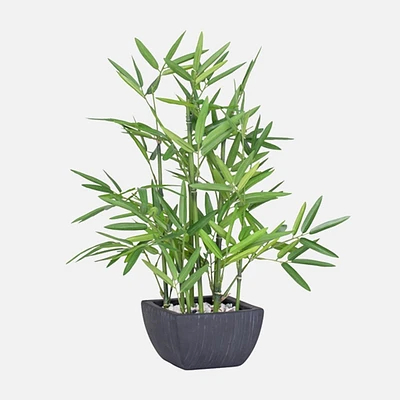 Bamboo Faux Potted Plant by Torre & Tagus