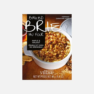 Gourmet Village Baked Brie Toppings - Maple and Walnut