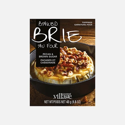 Gourmet Village Baked Brie Toppings - Pecan and Brown Sugar