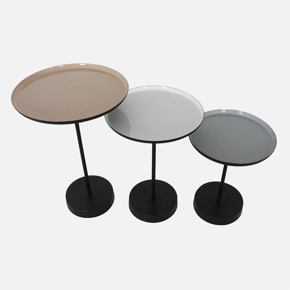 Set of 3 Stepping Stone Accent Tables