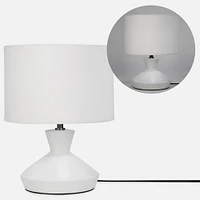 Perfume Shape Base Table Lamp - White