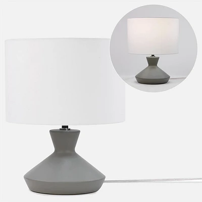 Perfume Shape Base Table Lamp - Grey