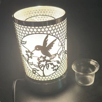 Touch Sensor Bird Table Lamp - Silver