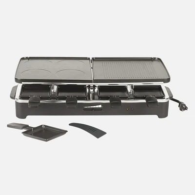 Trudeau Fiesta Raclette Reversable Grill, 8 people