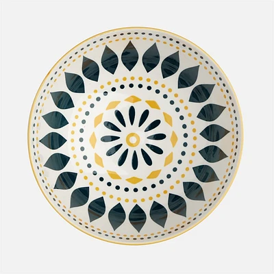 Kiri Petal Dot Daisy Bowl 6" by Torre & Tagus