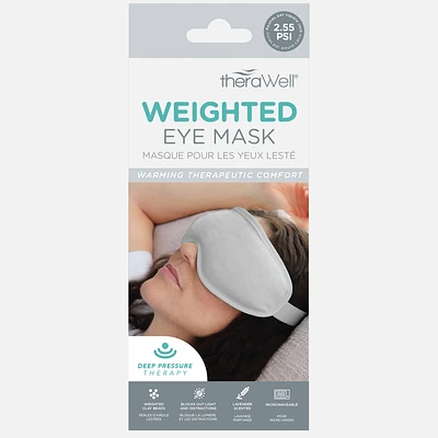 Weighted Grey Eye Mask