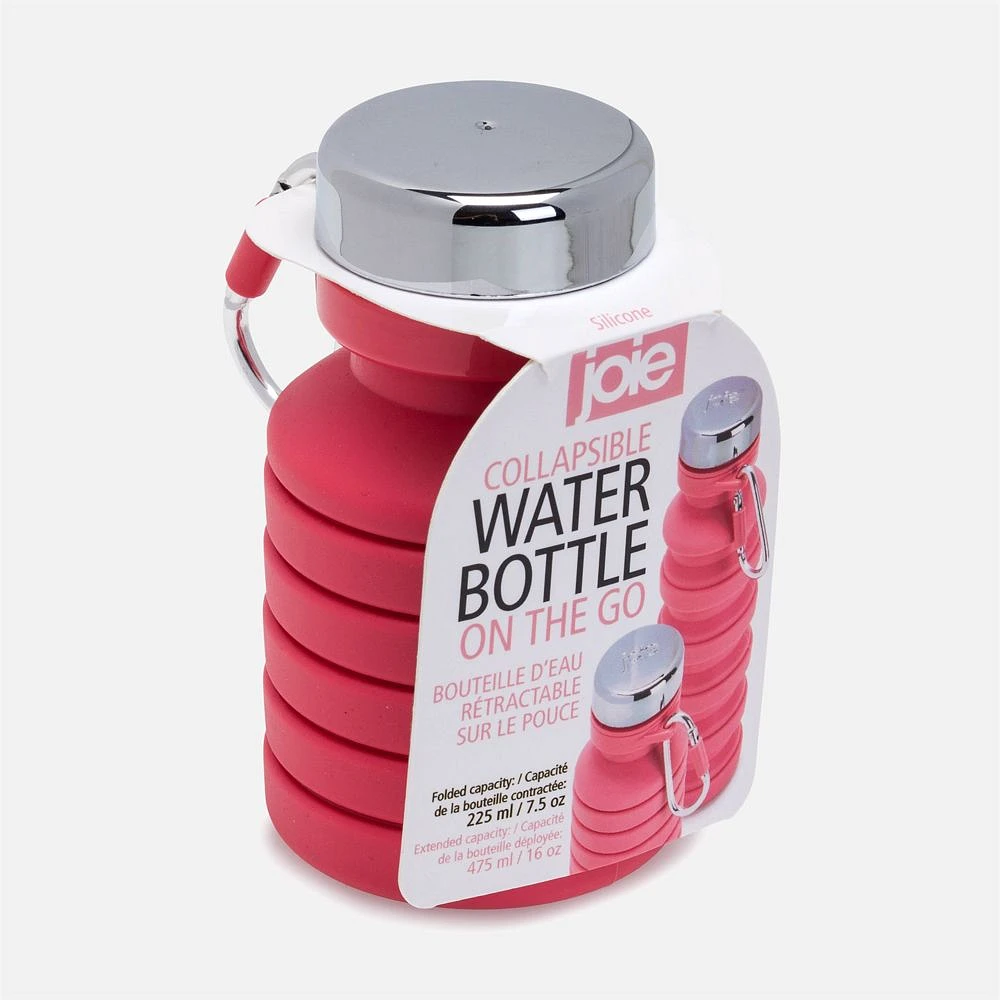Joie Collapsible Water Bottle - Pink