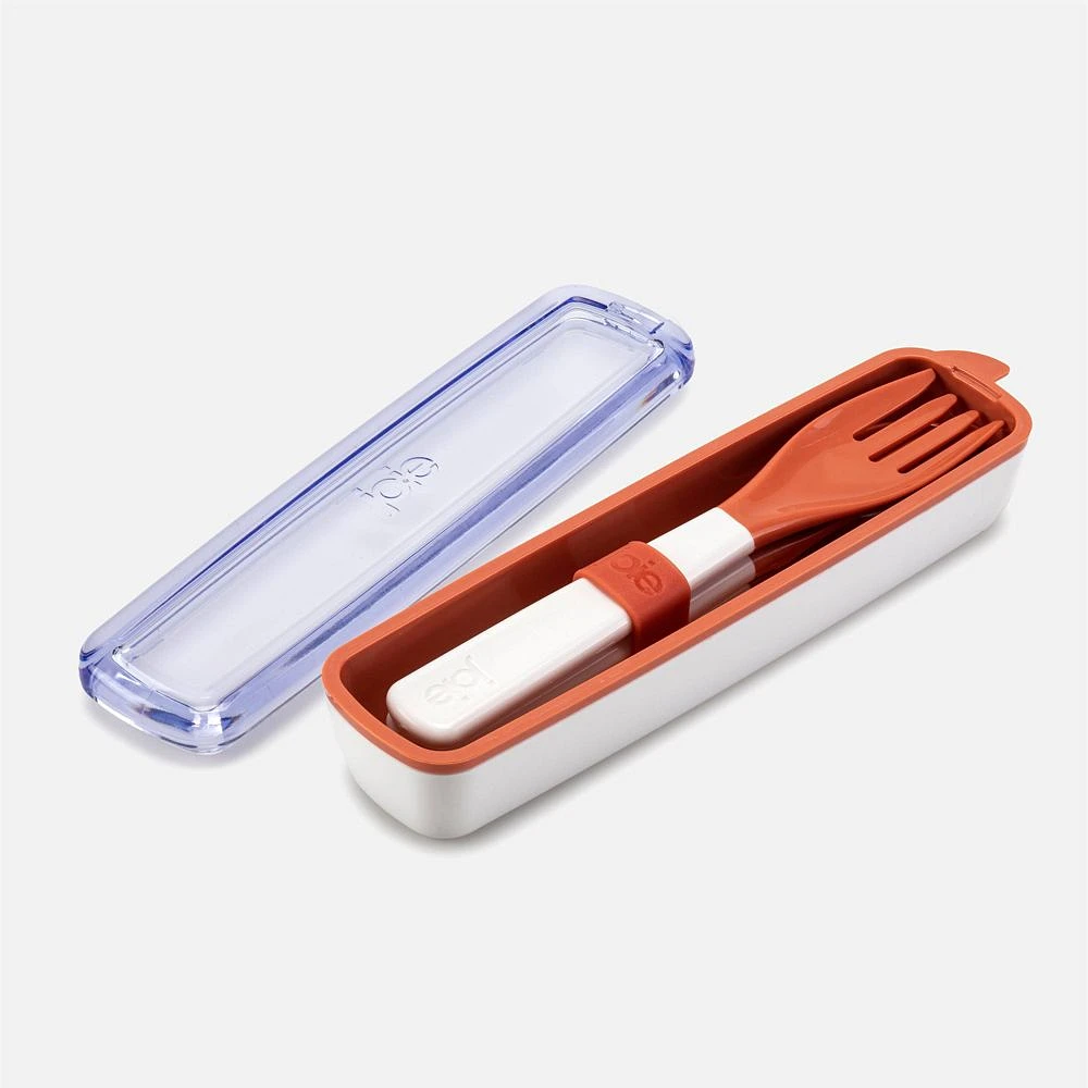 On-the-go Cutlery, 4 Pieces - Terra Cotta 