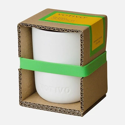 Candle in Ceramic Vessel 2 Wick - Island Grapefruit