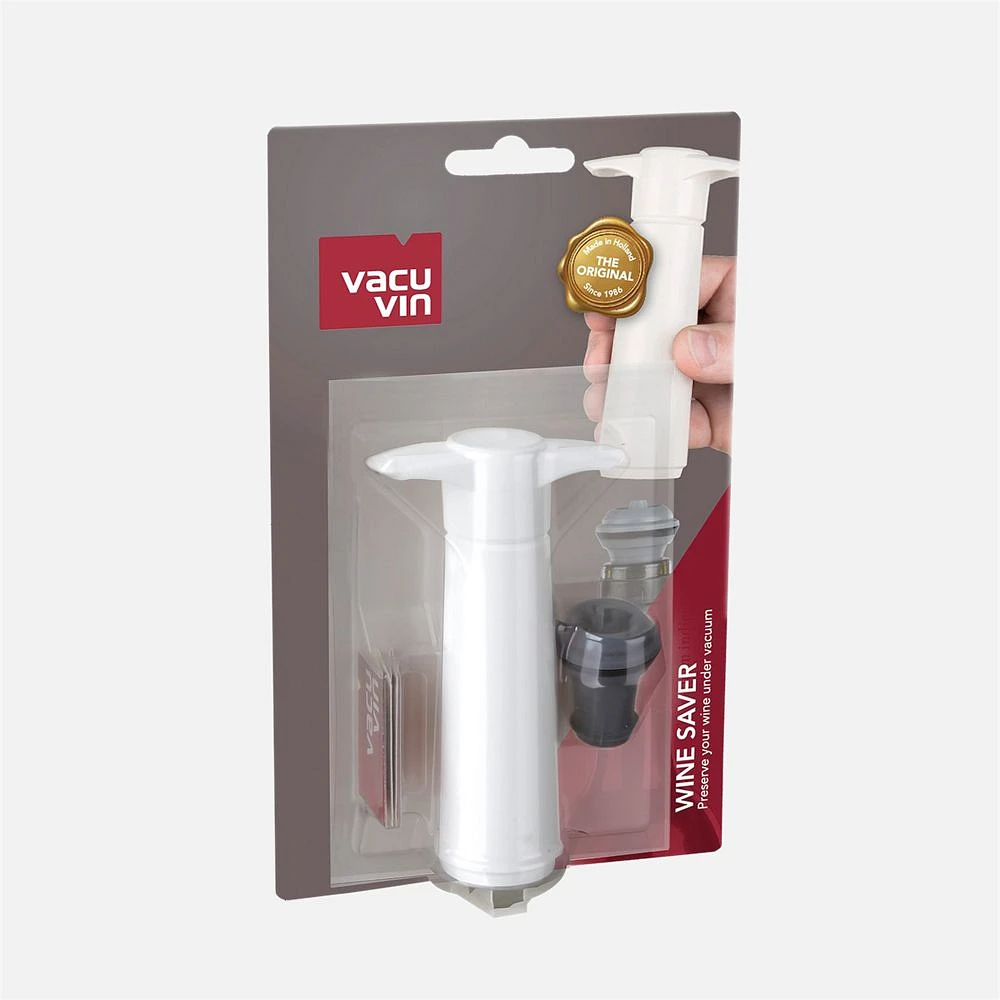 Vacu Vin Pompe à vin - Blanc