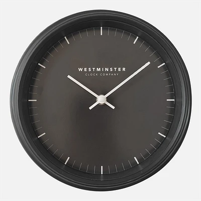 Wall Clock With Black Dial & No Numbers