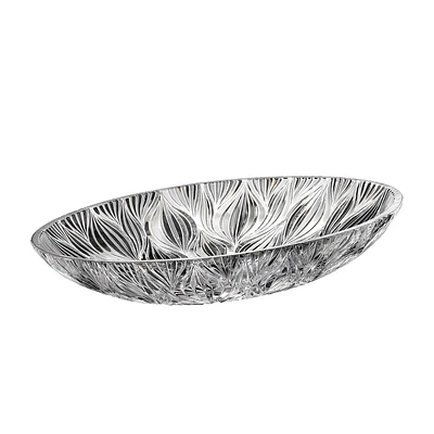 Crystal Bohemia Onion Oval Bowl