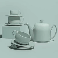 Salam Green Monochrome Teapot - 4-cup by Degrenne Paris