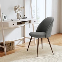 Set of 2 Grey Dining Chairs by Maison Classique
