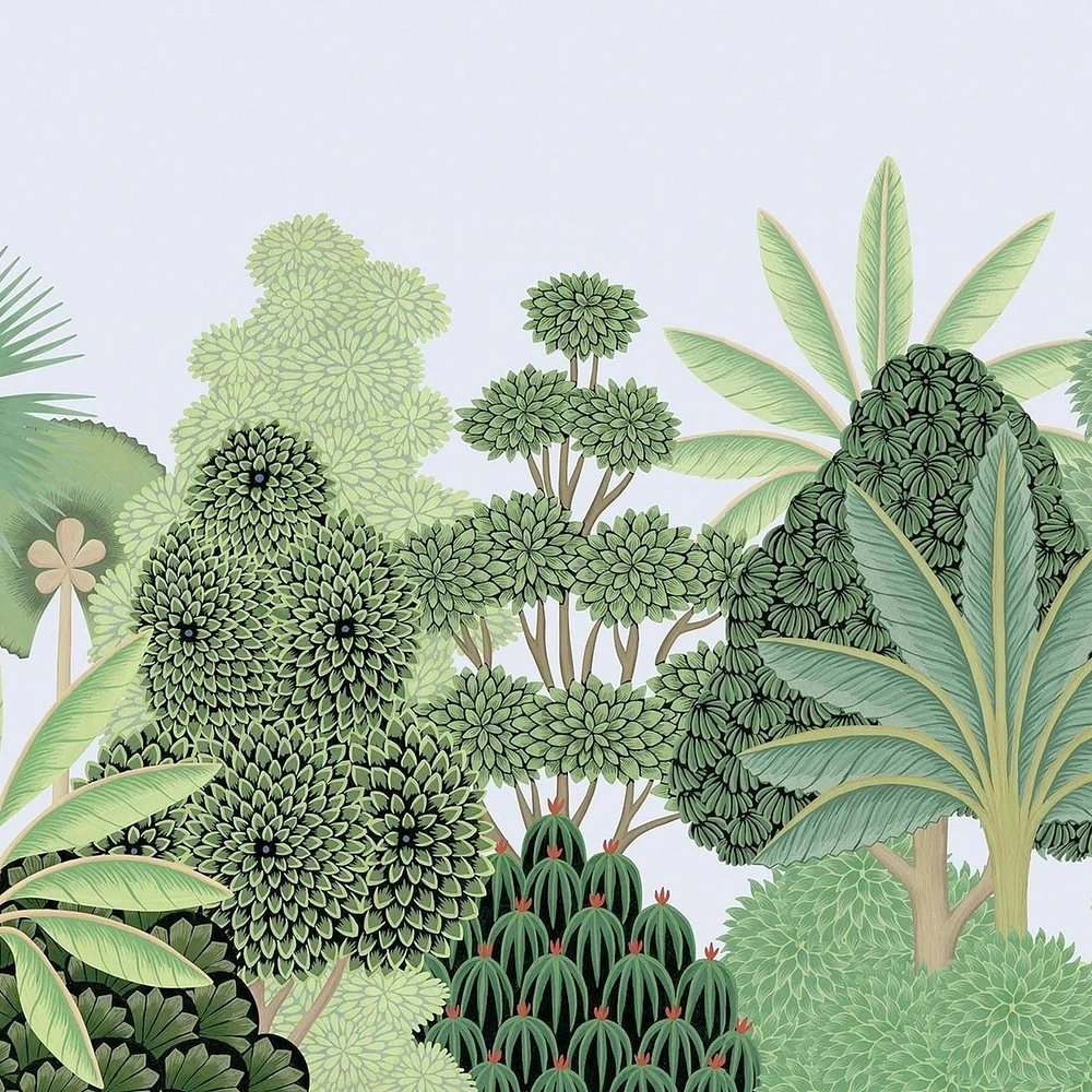 Papier peint mural « Mughal Gouache Jungle »