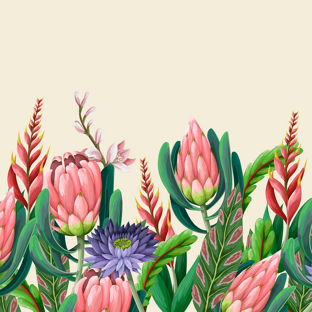 Papier peint mural « Proteas Flower