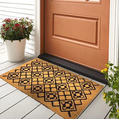 Asymmetrical Coir Rug