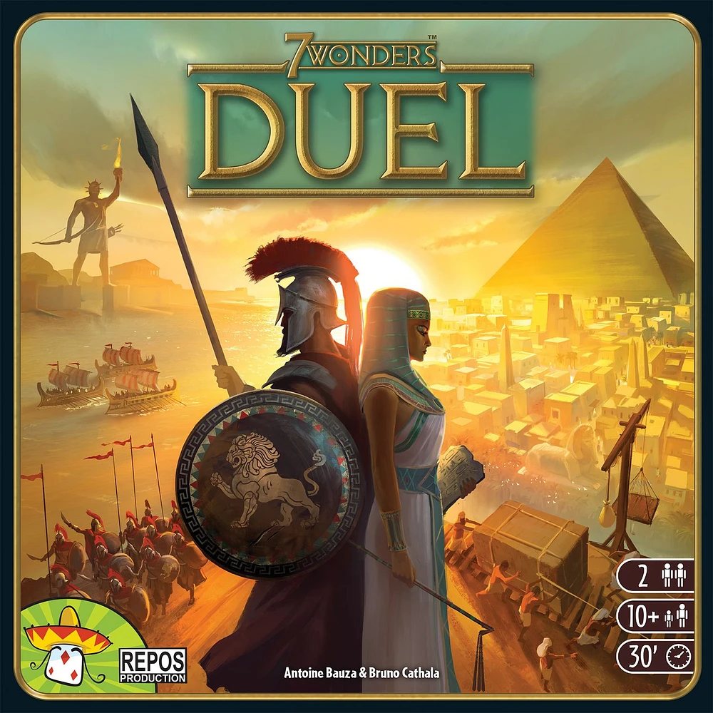 7 Wonders Duel Board Game - English version