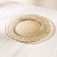 Ari Assiette de présentation à bord doré - 32 cm