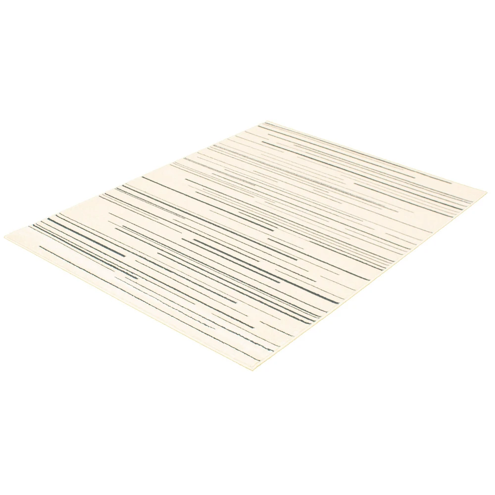 Linear Cream-Grey Rug