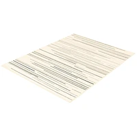 Linear Cream-Grey Rug
