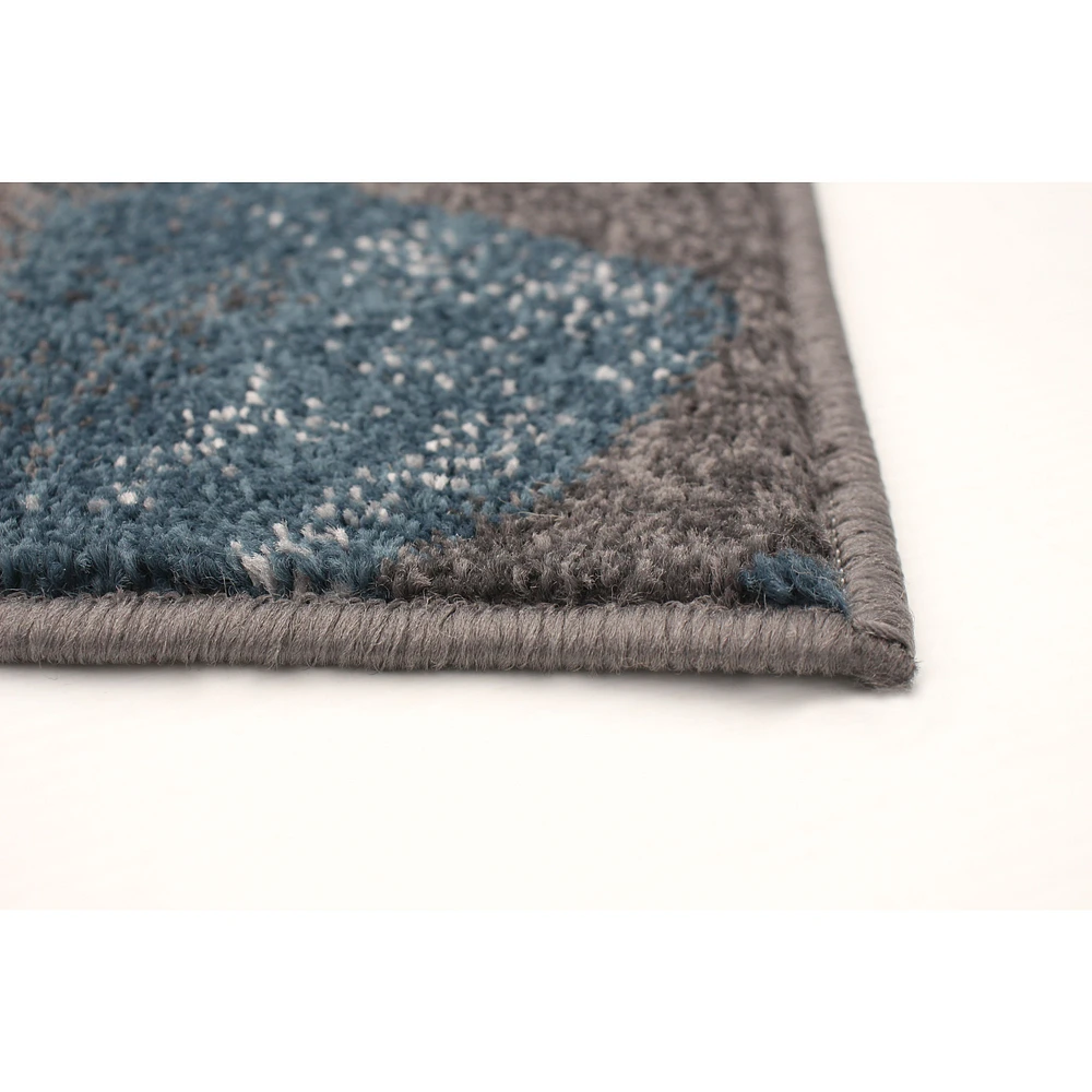 Feuilles Anthracite-Grey Rug