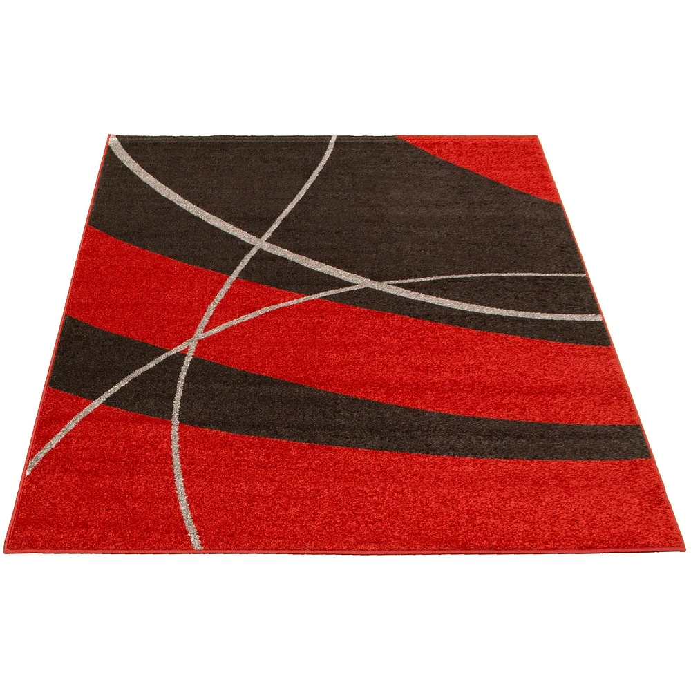 Convex Red Rug
