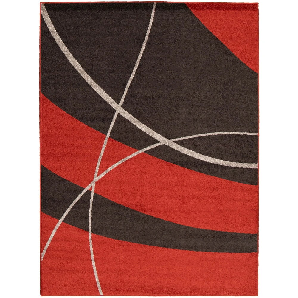 Convex Red Rug