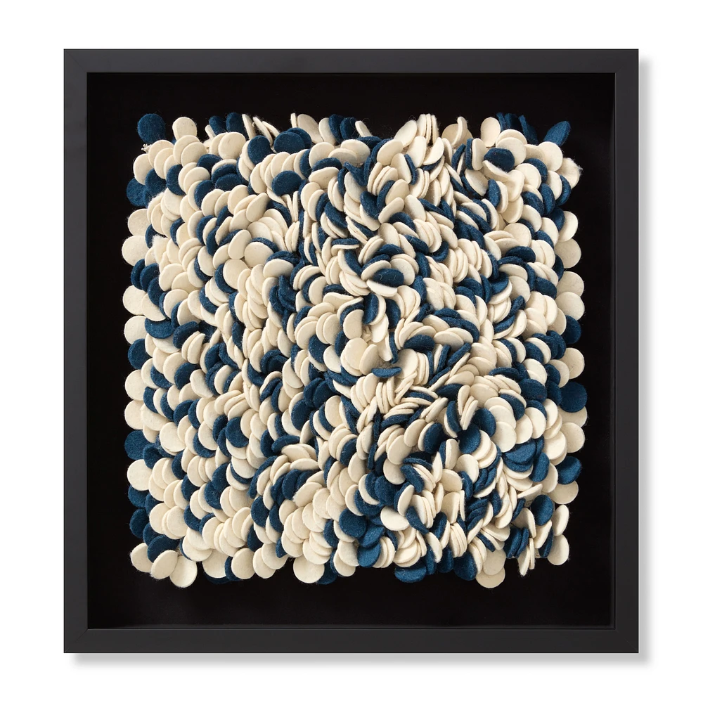 Loloi Blue Salter Blue 2' x 2' Wall Art