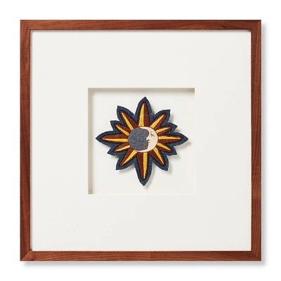 Loloi Mystic Patch Blue and Brown 1'4 " x 1'4 " Wall Art