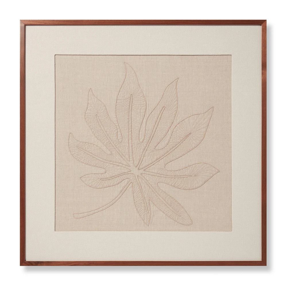 Loloi Schefflera Natural and Beige Wall Art