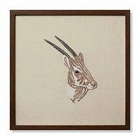 Loloi Saola Beige and Ivory 2' x 2' Wall Art