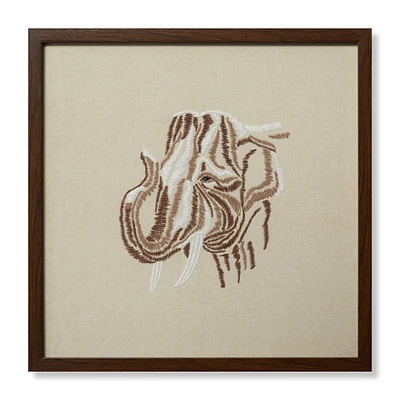 Loloi Tisk Tusk Beige and Ivory 2' x 2' Wall Art