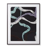 Loloi Blogger Black and Blue 3'4 " x 4'2 " Wall Art