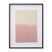 Loloi Cosmopolitan Pink and Ivory 2'7 " x 2'1 " Wall Art