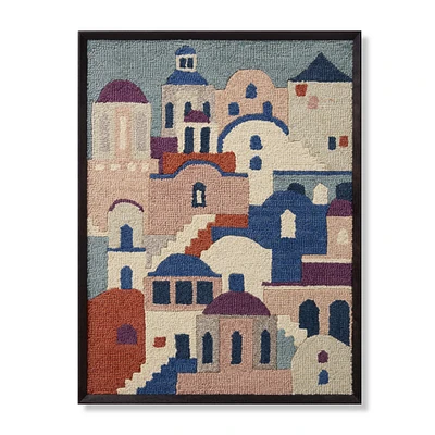 Loloi Santorini Multi and Ivory 2'7 " x 3'2 " Wall Art