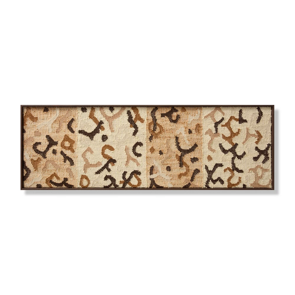 Loloi Grand Beige and Brown 6'1 " x 2'1 " Wall Art