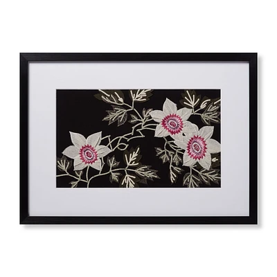 Loloi Passion Vine Petite Black and Ivory 2'5 " x 1'9 " Wall Art