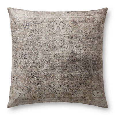 Loloi Natural and Ivory Rye Cushion