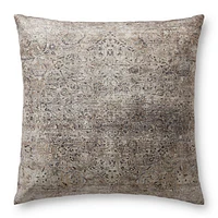 Loloi Natural and Ivory Rye Cushion