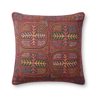 Coussin Opal par Loloi - Berry et Multi