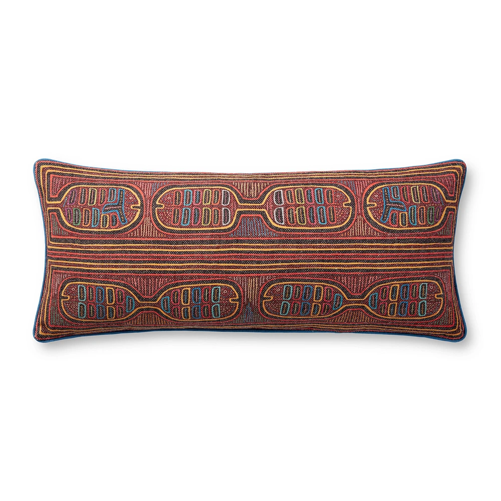 Coussin Frankie par Loloi - Berry et Multi