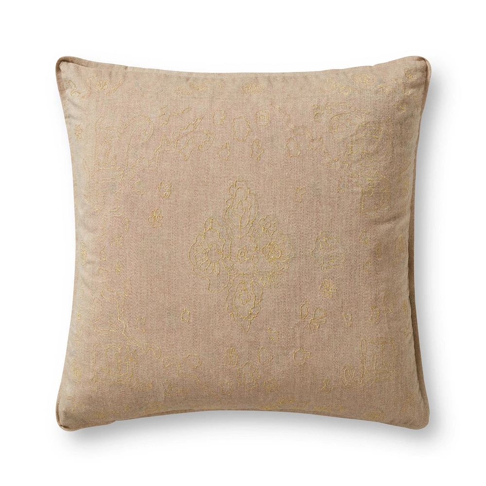 Loloi Aydana Red and Gold Cushion