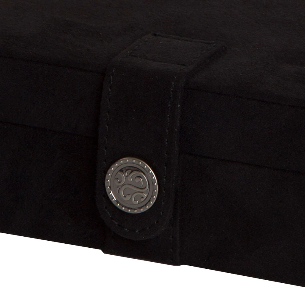 Mele and Co Giana Plush Fabric Fashion Jewellery Box