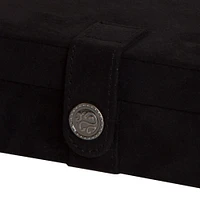 Mele and Co Giana Plush Fabric Fashion Jewellery Box